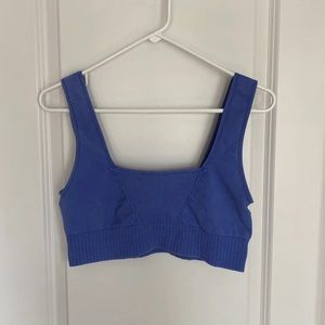 *sold on merc* Free People Good Karma Square neck sports bra
